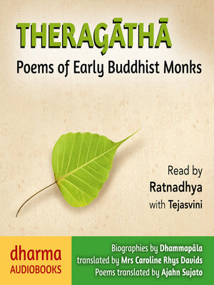 cover image of Theragatha
